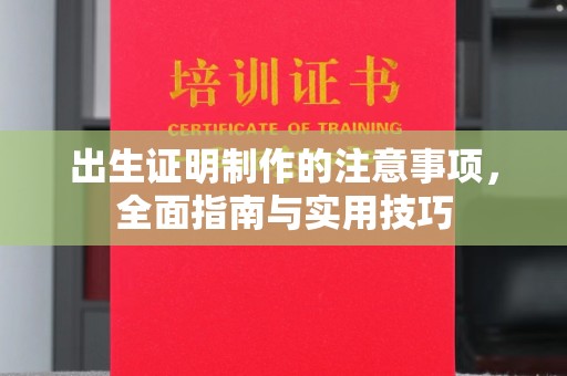 南城出生证明制作的注意事项，全面指南与实用技巧